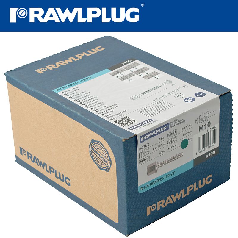 rawlplug-concrete-screwbolt-m6-7.5x55mm-internal-thread-m10-zinc-pl-x100-box-raw-r-lx-06x055-i10-zp-3