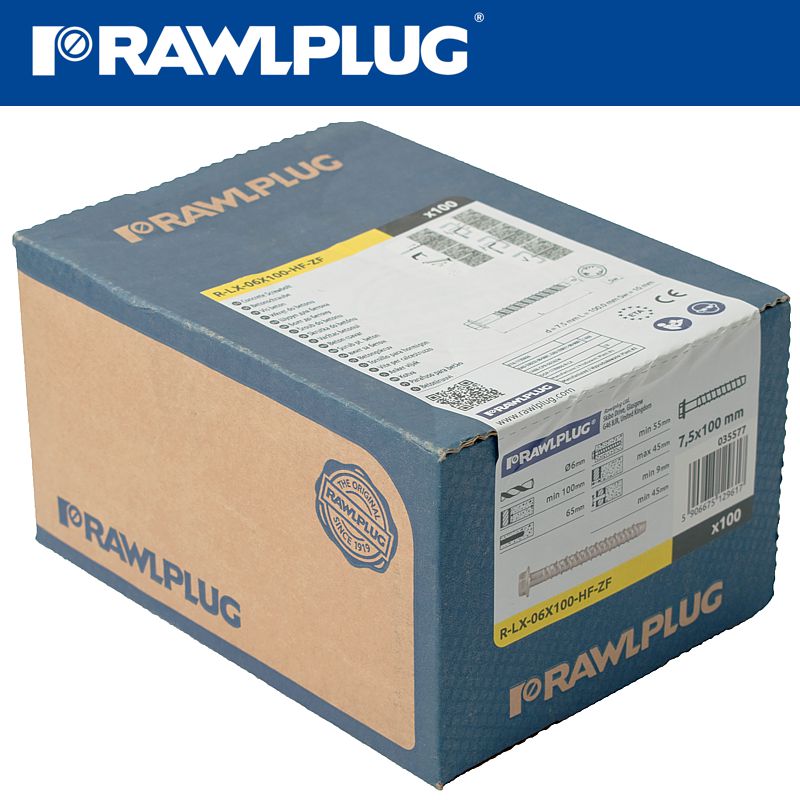 rawlplug-concrete-screwbolt-m6-7.5x100mm-hex-flange-zinc-fl-x100-box-raw-r-lx-06x100-hf-zf-3