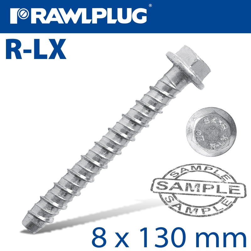 rawlplug-concrete-screwbolt-8x130-hex-head-with-flange-galvanized-50/box-raw-r-lx-08x130-hf-zp-1