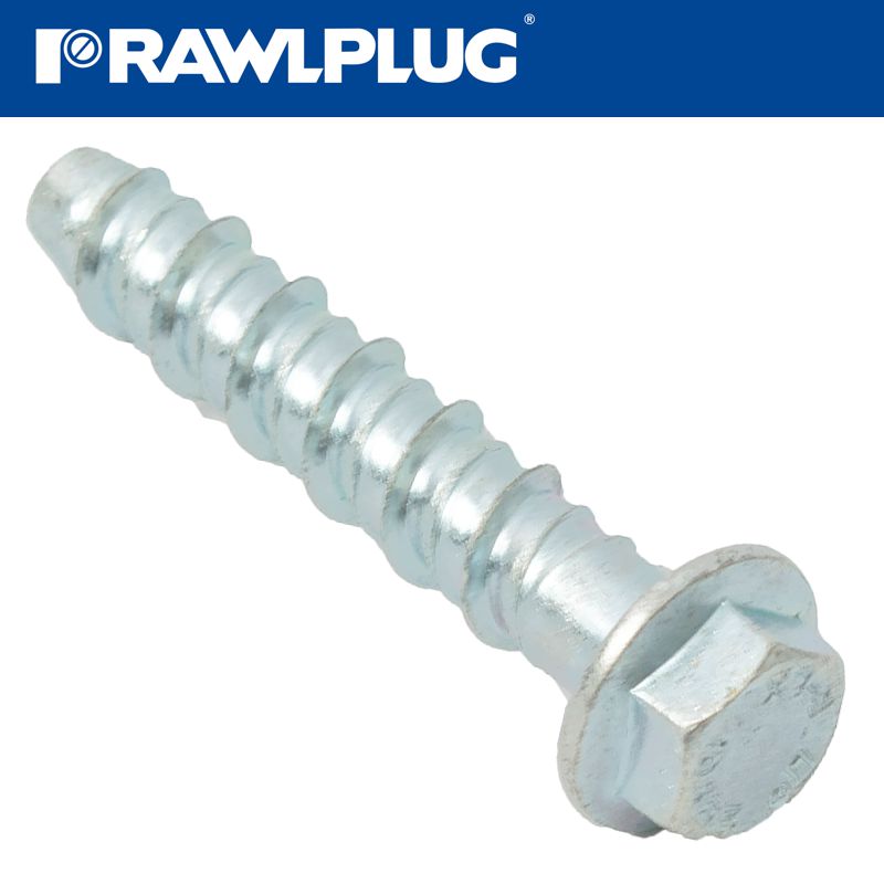 rawlplug-concrete-screwbolt-m10-12.5x65mm-hex-flange-zinc-pl-x50-box-raw-r-lx-10x065-hf-zp-2