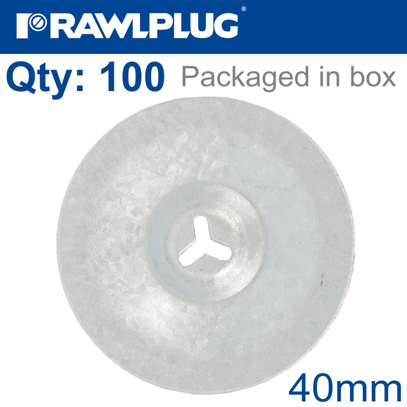 rawlplug-round-steel-washer-40mm/2,5mm-with-alum-zinc-coating-x100-box-raw-r-pok-040-alzn-2