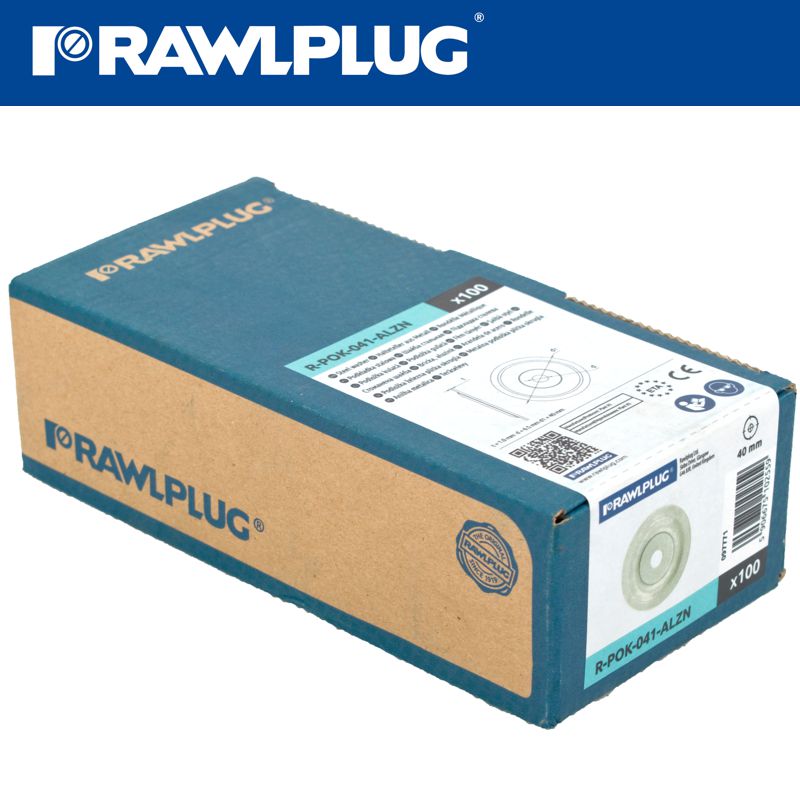 rawlplug-round-steel-washer-40mm/6,5mm-with-alum-zinc-coating-x100-box-raw-r-pok-041-alzn-3