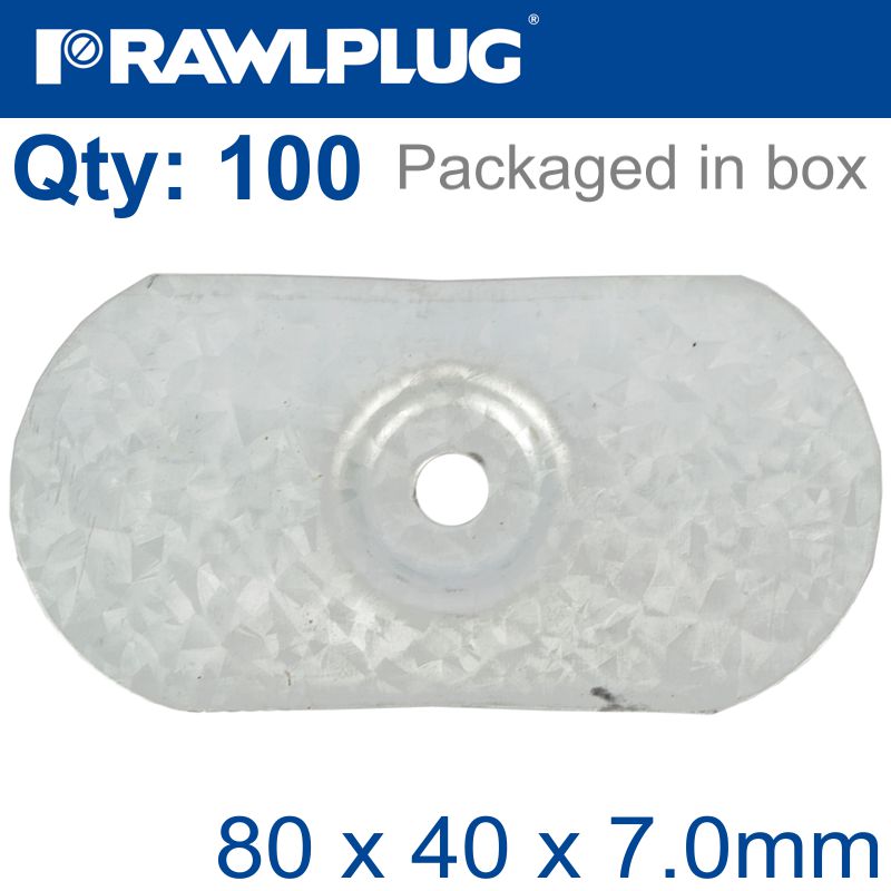 rawlplug-oval-steel-washer-80x40mm/7,0mm-with-alum-zinc-coating-x100-box-raw-r-pow-07-alzn-1