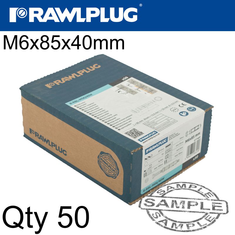 rawlplug-rawlbolt-m6x85x40mm-x50-box-(12mm-hole)-raw-r-rbl-m06-40w-3