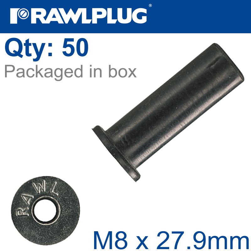 rawlplug-rawlnut-m8x27.9mm-x50-box-raw-r-rnt-m8-28-1