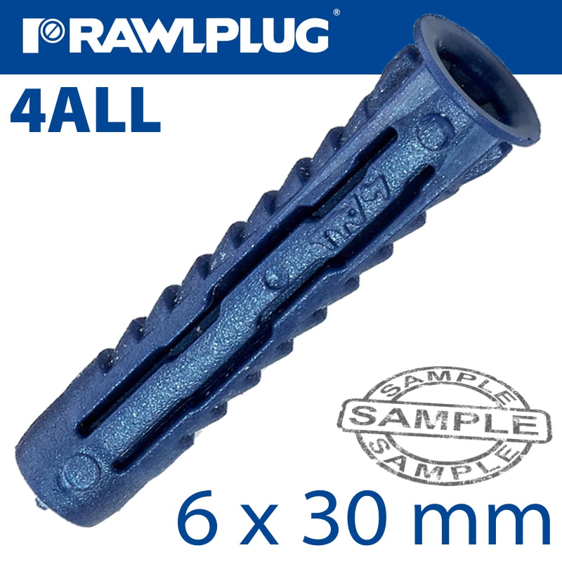 rawlplug-universal-nyl-plug-6x30mm-x80--bag-raw-r-s1-4all-06-80-1