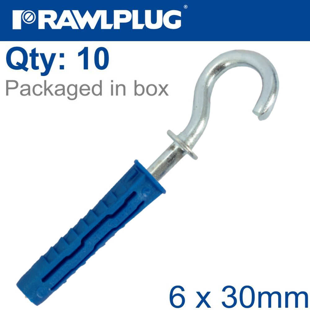 rawlplug-universal-nyl-plug-6x30mm-plug-and-hook-x10--bag-raw-r-s1-4all-06s-10-1