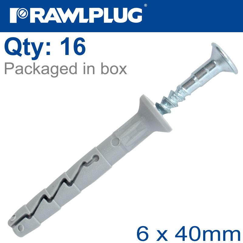rawlplug-nyl-nail-in-fixing-6x40mm-+-csk-head-x16--bag-raw-r-s1-fx-n06l040-16-1