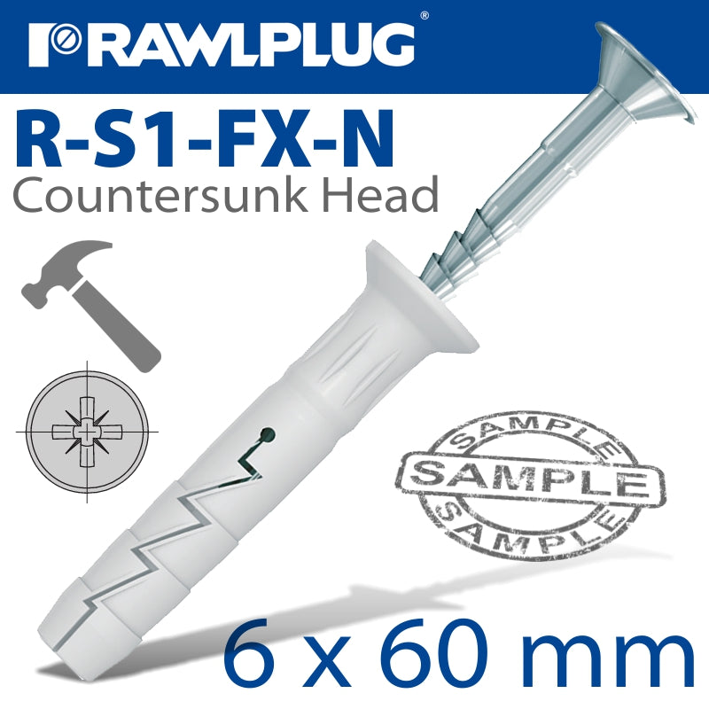 rawlplug-nyl-nail-in-fixing-6x60mm-+-csk-head-x20--bag-raw-r-s1-fx-n06l060-20-1