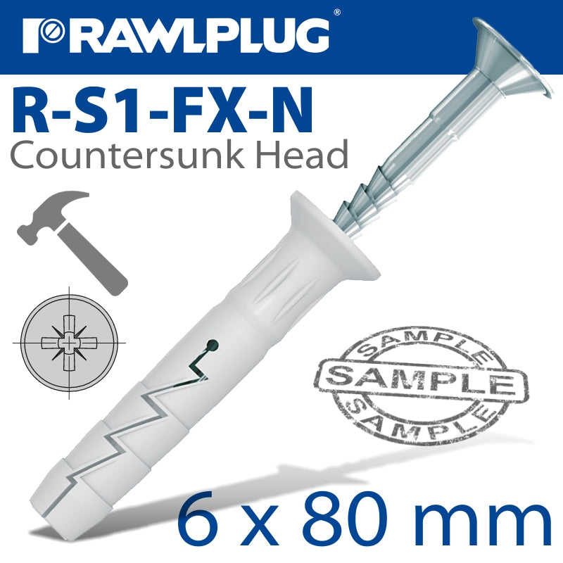 rawlplug-nyl-nail-in-fixing-6x80mm-+-csk-head-x10--bag-raw-r-s1-fx-n06l080-10-1