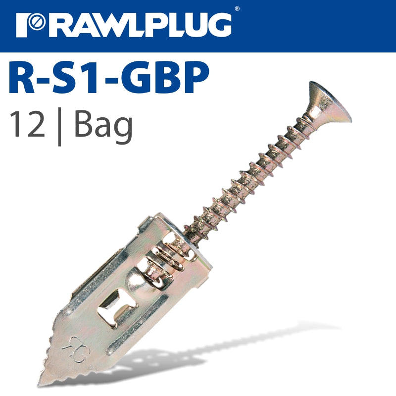 rawlplug-nail-in-fixing-plasterboard+screws-10.5x30mm-x12-bag-raw-r-s1-gpb-12-1