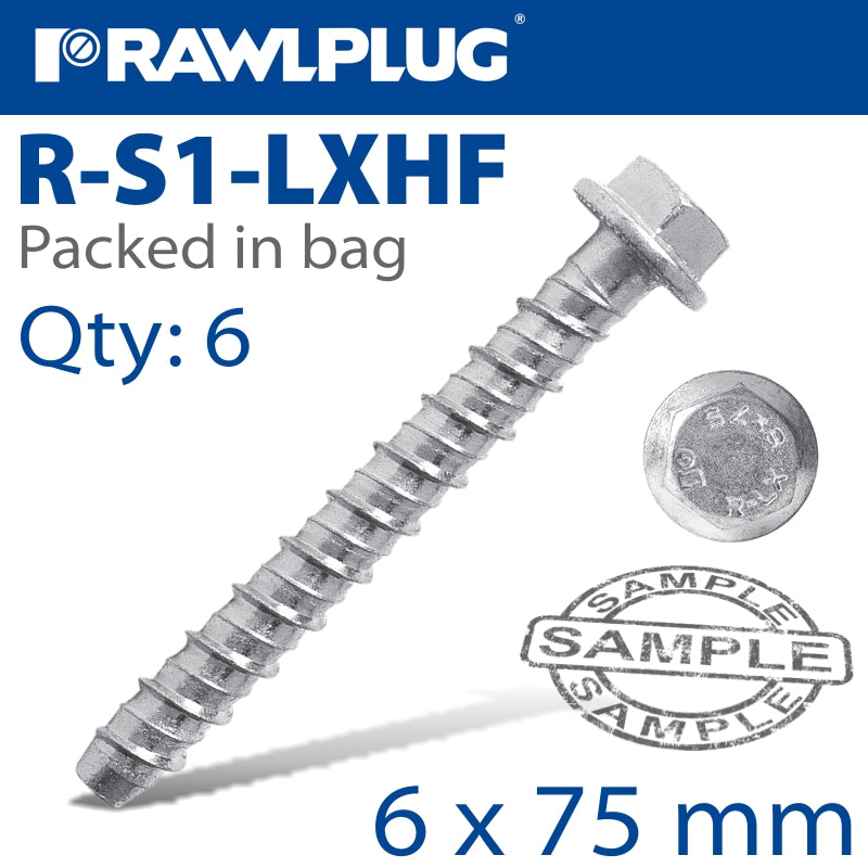 rawlplug-concrete-screw-bolt-7.5x75mm-r-lx-hex-+-flange-x6--bag-raw-r-s1-lxhf06075z-6-1