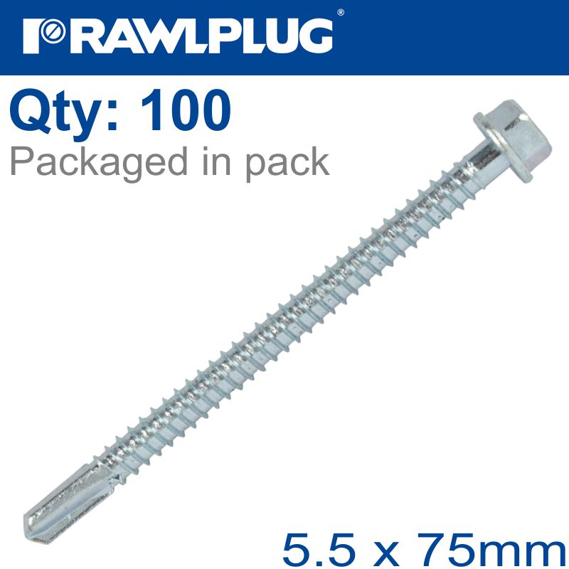 rawlplug-self-drilling-screws-5,5x75mm,-100pcs-raw-r-s1-oc-55075-2