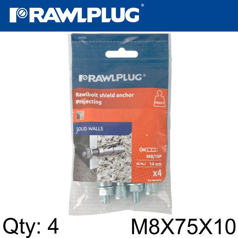 rawlplug-projecting-bolt-m8x75x10mm-x4--bag-raw-r-s1-rbp-m8-10-4-2