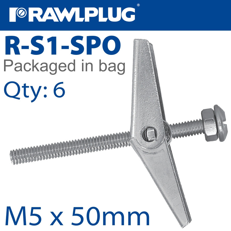 rawlplug-spring-toggle+screw-m5x50mm-x6-bag-raw-r-s1-spo5050-6-1