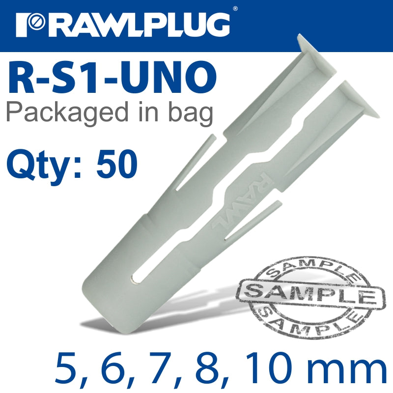 rawlplug-universal-plug-assorted-5-6-7-8-10mm-x80-bag-raw-r-s1-uno-yrbbg-1