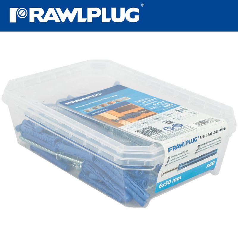 rawlplug-universal-plug-4all-6-x-50mm-with-screw-60-psc-per-tub-raw-r-sl1-4all-06l+4560-3