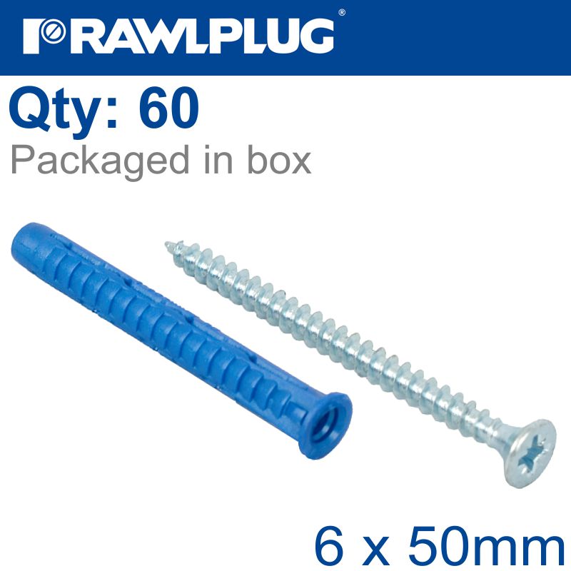 rawlplug-universal-plug-4all-6-x-50mm-with-screw-60-psc-per-tub-raw-r-sl1-4all-06l+4560-2