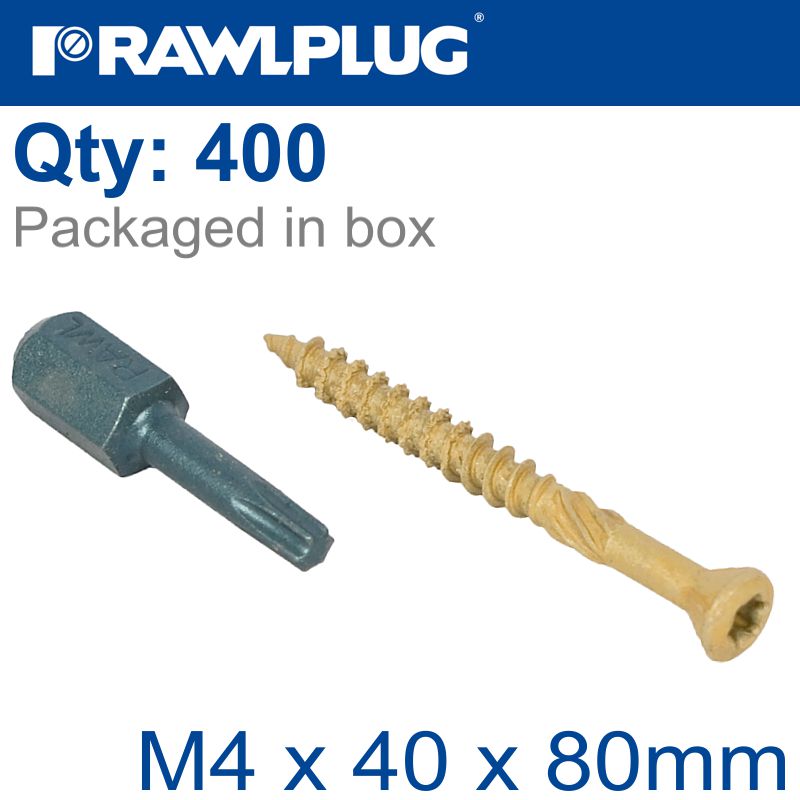 rawlplug-r-dsx-decking-screws-m4-x-40x24-ginger-ruspert-x400-tub-raw-r-sl1-dsx-4040-4