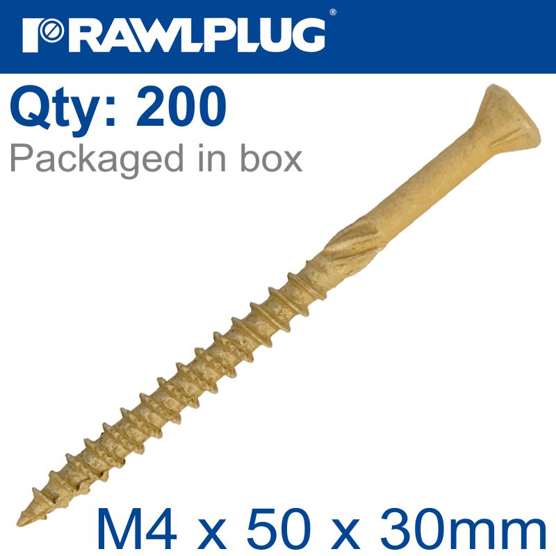 rawlplug-r-dsx-decking-screws-m4-x-50x30-ginger-ruspert-x200-tub-raw-r-sl1-dsx-4050-1