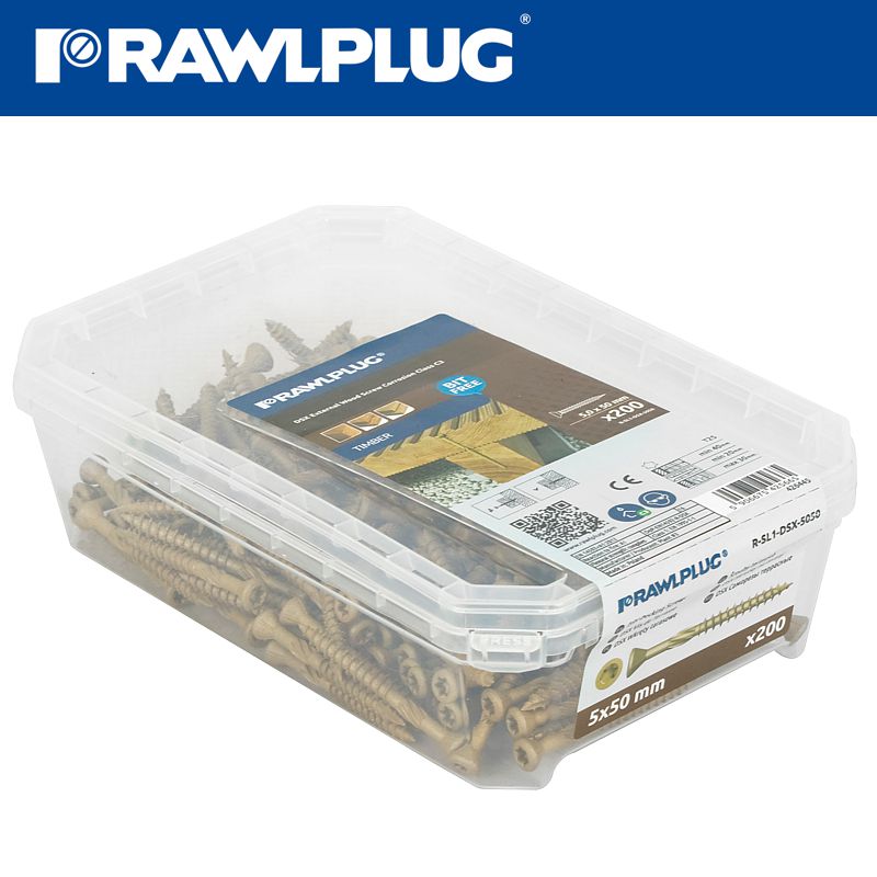 rawlplug-r-dsx-decking-screws-m5-x-50x30-ginger-ruspert-x200-tub-raw-r-sl1-dsx-5050-3