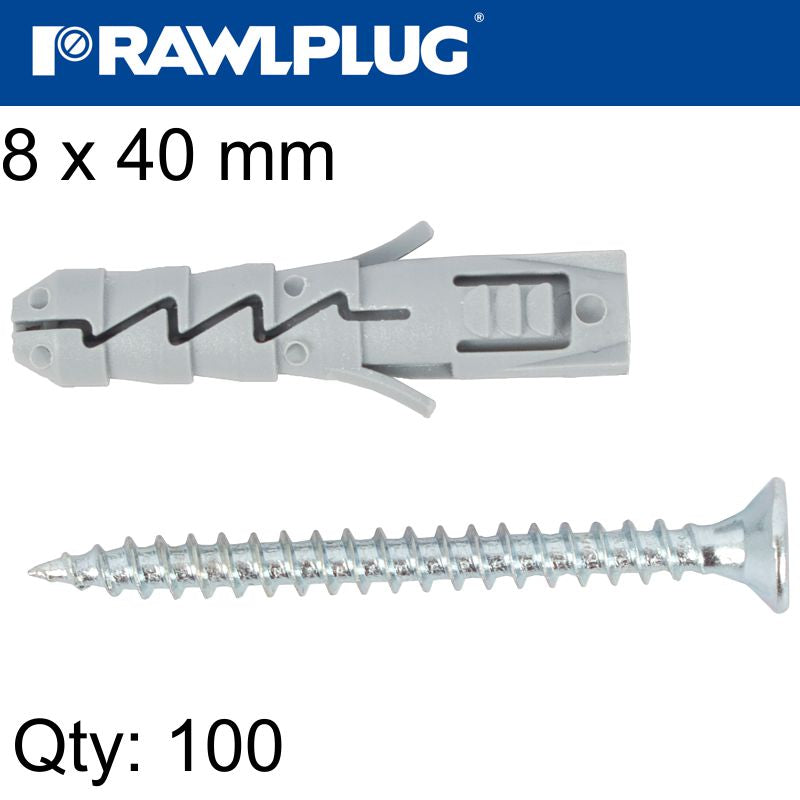 rawlplug-expansion-plug-fix-8x40mm-with-screw-100psc-per-tub-raw-r-sl1-fix-n08+4555-2