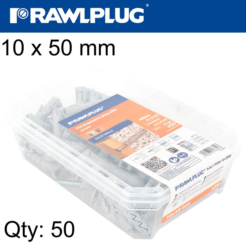 rawlplug-expansion-plug-fix-10x50mm-with-screw-50psc-per-tub-raw-r-sl1-fix-n10+5060-3