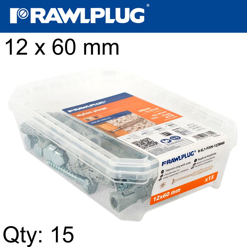 rawlplug-expansion-plug-fix-12x60mm-with-screw-15psc-per-tub-raw-r-sl1-fix-n12-8060-2