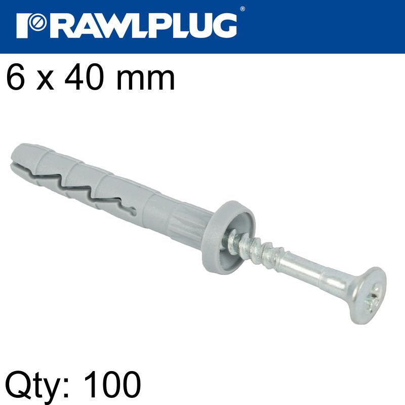 rawlplug-nyl-nail-in-fixing-6-x-40mm-cylindric-100-psc-per-tub-raw-r-sl1-fx-n06c040-3