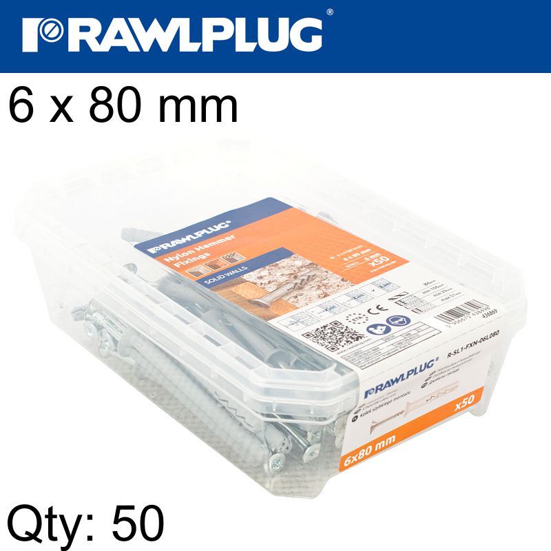 rawlplug-nyl-nail-in-fixing-6-x-80mm-csk-50-psc-per-tub-raw-r-sl1-fx-n06l080-2