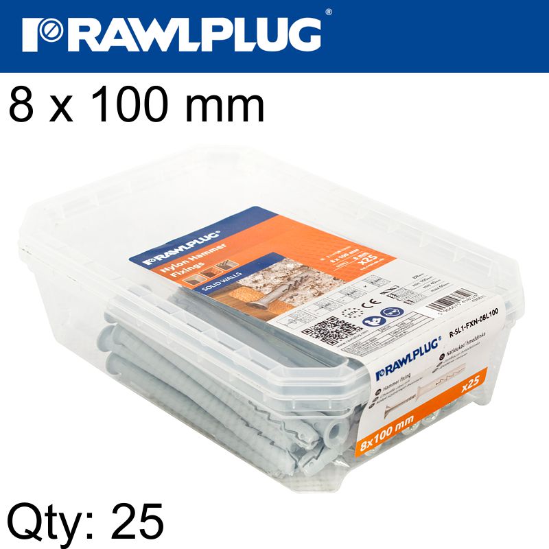 rawlplug-nyl-nail-in-fixing-8-x-100mm-csk-25-psc-per-tub-raw-r-sl1-fx-n08l100-2