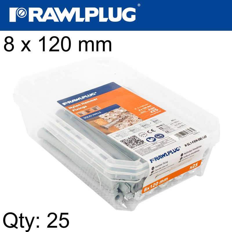 rawlplug-nyl-nail-in-fixing-8-x-120mm-csk-25-psc-per-tub-raw-r-sl1-fx-n08l120-2