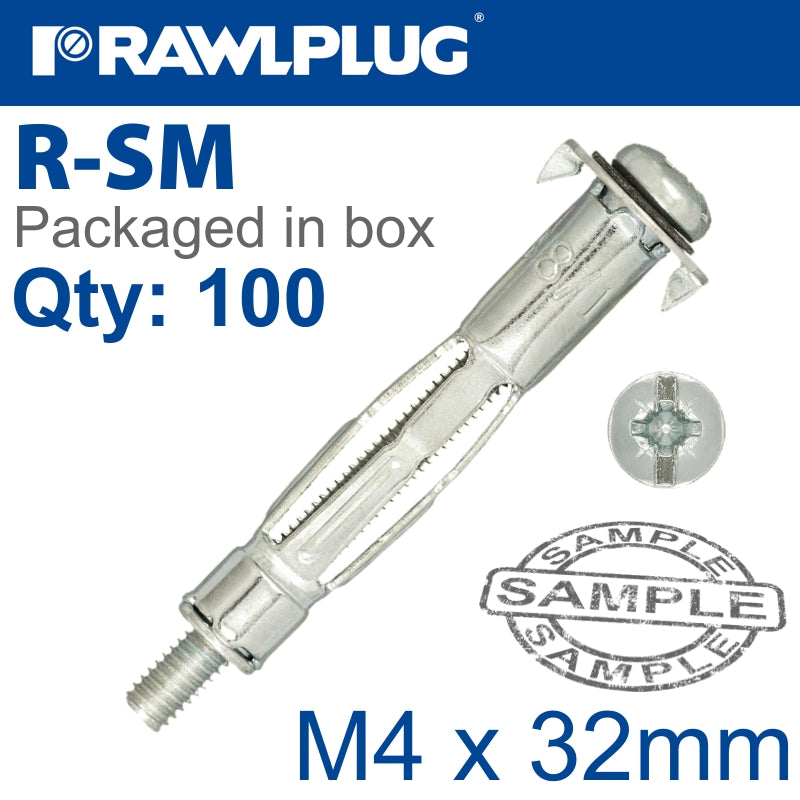 rawlplug-interset-fixing-for-drywall-m4x32mm-x100-box-8mm-drill-raw-r-sm-04032-1