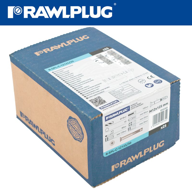 rawlplug-r-spl-safety-plus---countersunk-m12x125mm-x25-per-box-raw-r-spl-c-12125-30-3