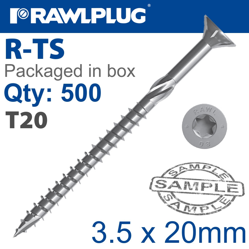 rawlplug-torx-t20-chipboard-screw-3.5x20mm-x500-box-raw-r-ts-3520-1