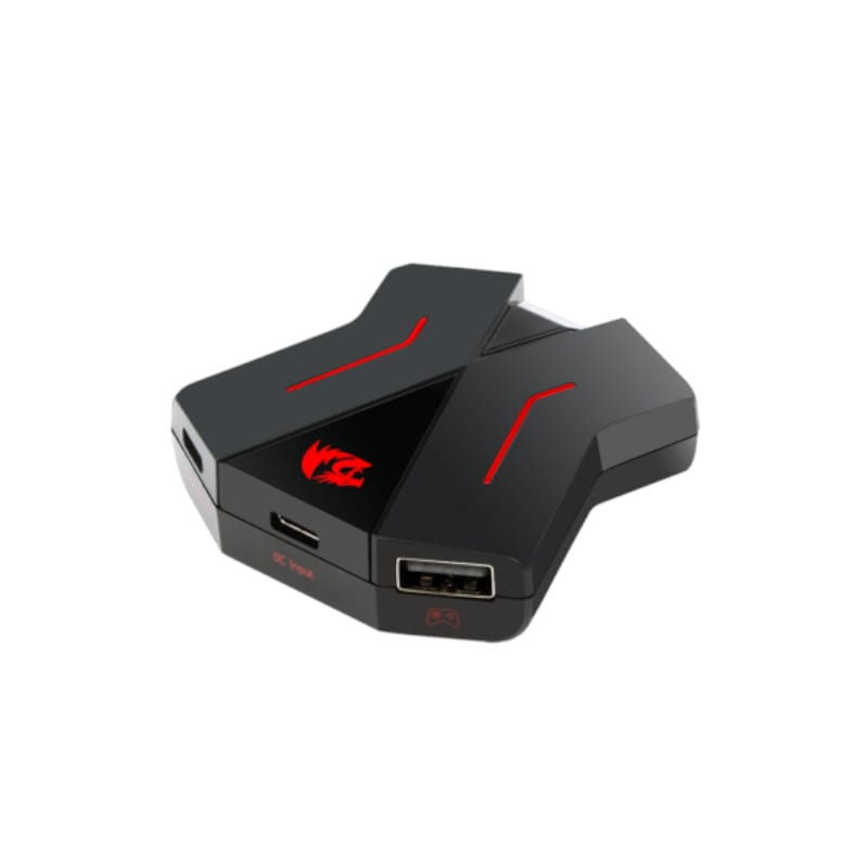 redragon-eris-gamepad-to-mouse-and-keyboard-converter-adapter-with-desktop-app-black-3-image