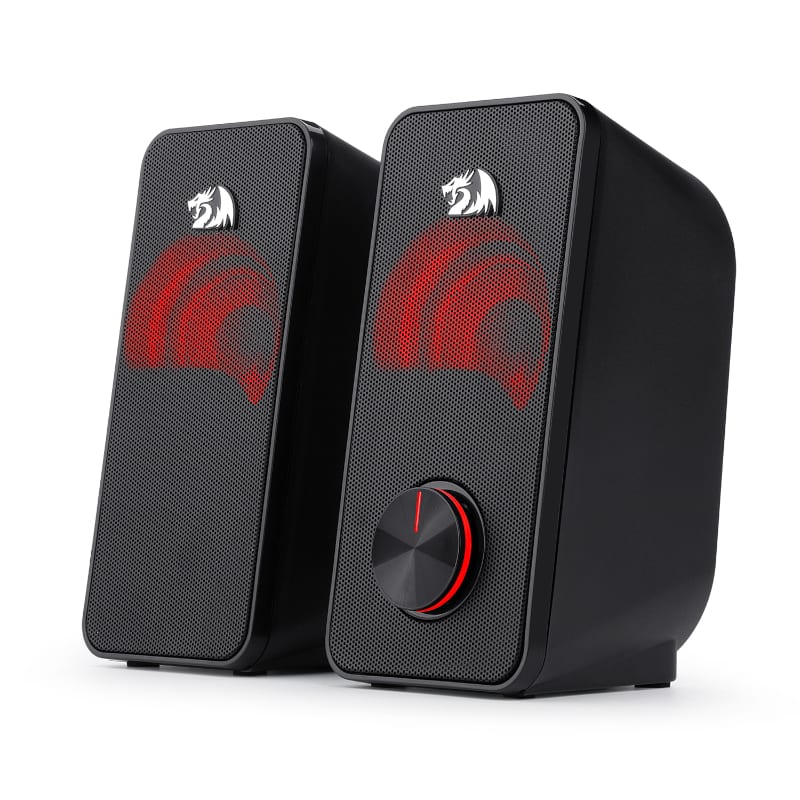 redragon-2.0-satellite-speakers-stentor-2x3w-red-led-3.5mm---black-1-image