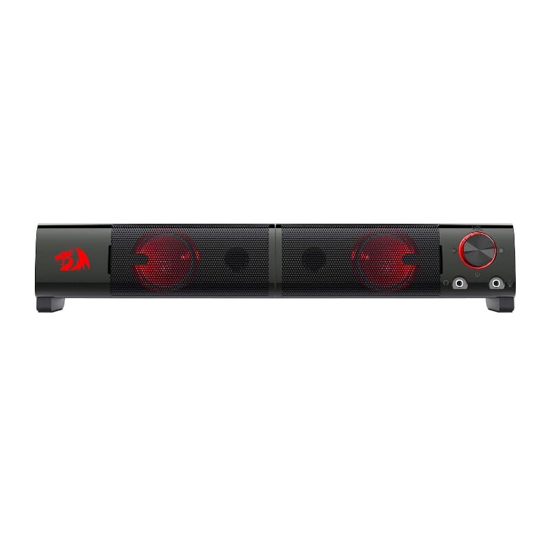 redragon-2.0-sound-bar-orpheus-2x3w-3.5mm-red-led-gaming-speaker---black-5-image