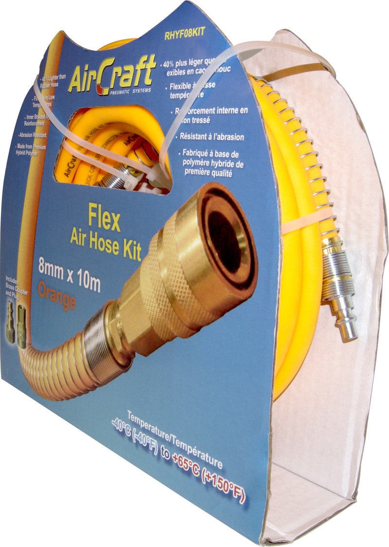 aircraft-flex-air-hose-kit-8mm-x-10m-orange--w/quick-coupler-&-connector-yohkon-rhyf08kit-1