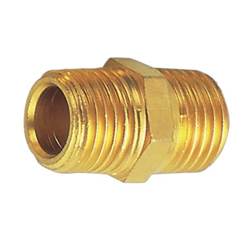 aircraft-nipple-brass-1/4x1/4-m/m-sb1206-1