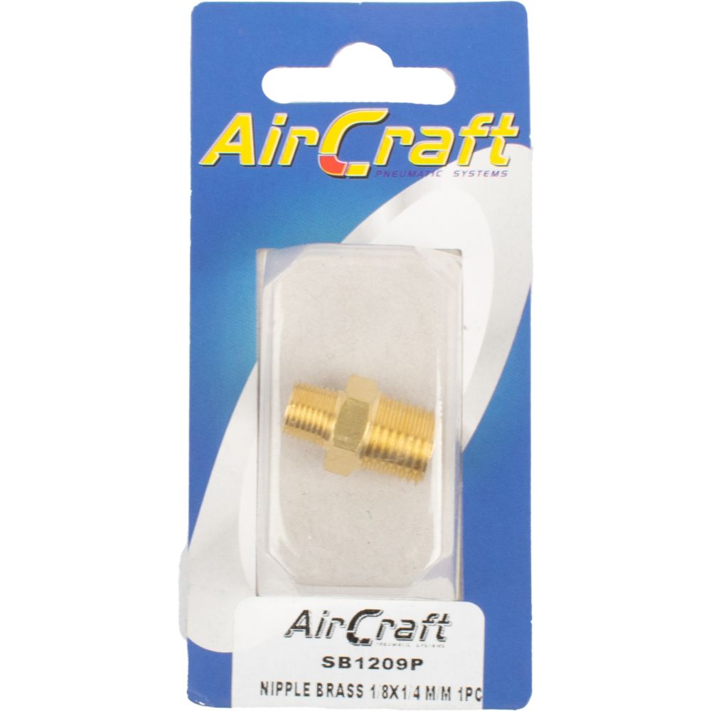 aircraft-nipple-brass-1/8x1/4-m/m-1pc-pack-sb1209p-1