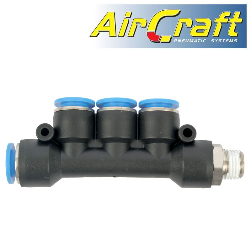 aircraft-pu-hose-fitting-manifold-4-x-10mm-port-x-1/4'm-sg-apkd10-02-1