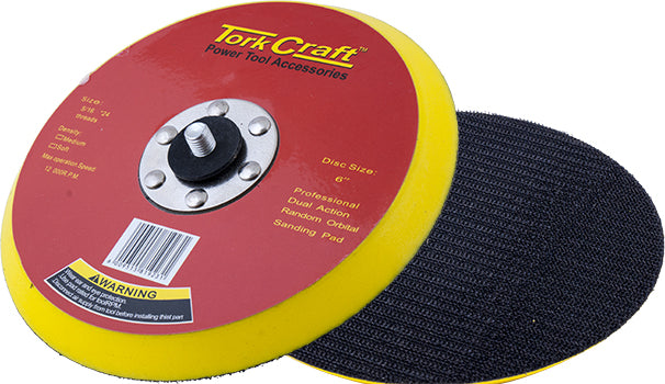 tork-craft-da-sander-pad-hook-and-loop-5-16---24unf-med-soft-no-holes-150mm-6'-spc00110-1