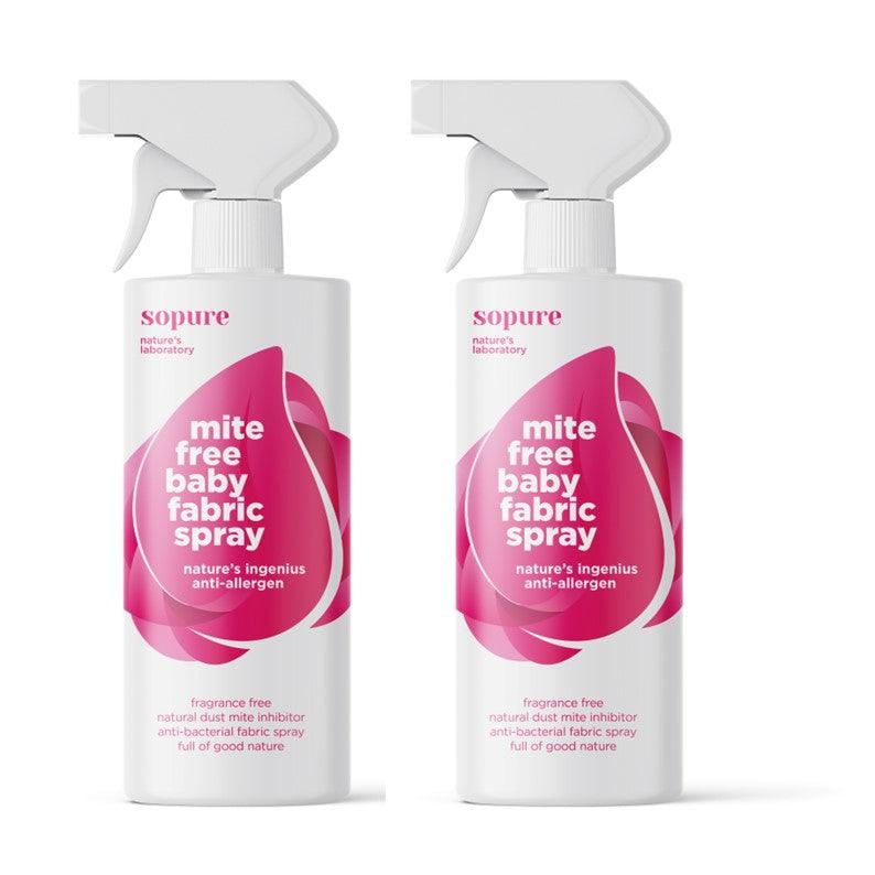 SoPure Mite-free Baby Fabric Spray 500ml (2 PACK) - 4aKid