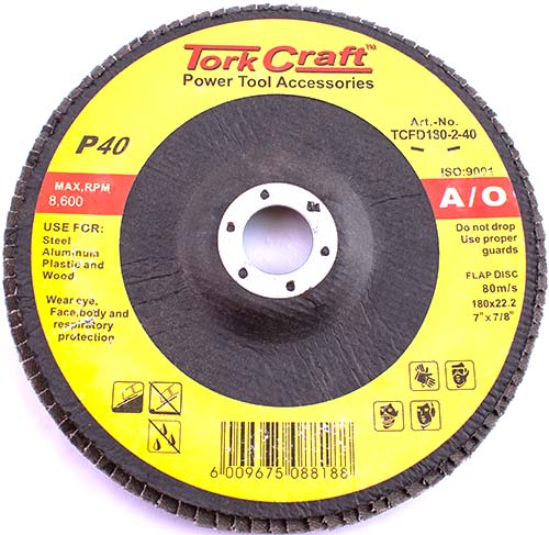 tork-craft-flap-disc-180mm-15-deg.angle-40grit-a/o-tcfd180-2-40-1