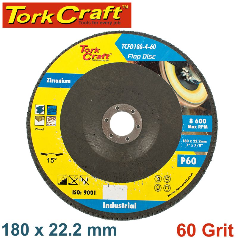 tork-craft-flap-disc-zirconium-180mm-60grit-angled-tcfd180-4-60-2