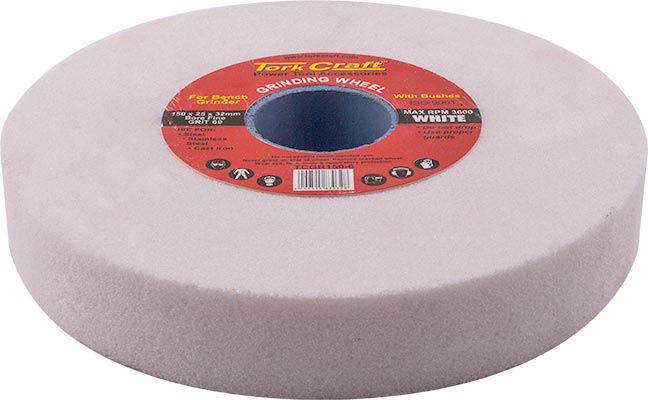 tork-craft-grinding-wheel-150x25x32mm-bore-fine-60gr-w/bushes-for-b/g-white-tcgr150-6-1