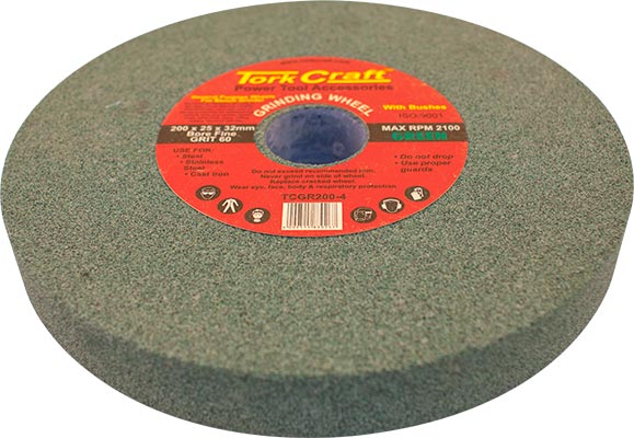 tork-craft-grinding-wheel-200x25x32mm-bore-fine-60gr-w/bushes-for-b/g-green-tcgr200-4-1