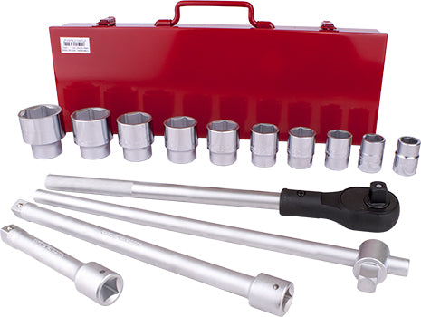 tork-craft-socket-set-14pc-3/4'-drive-6pt-22---50mm-in-metal-case-tcimh006042-1