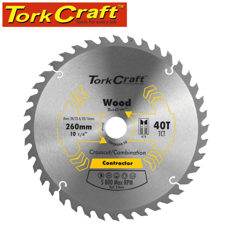 tork-craft-blade-contractor-260-x-40t-30/1/20/16-circular-saw-tct-tcp26040-30-3